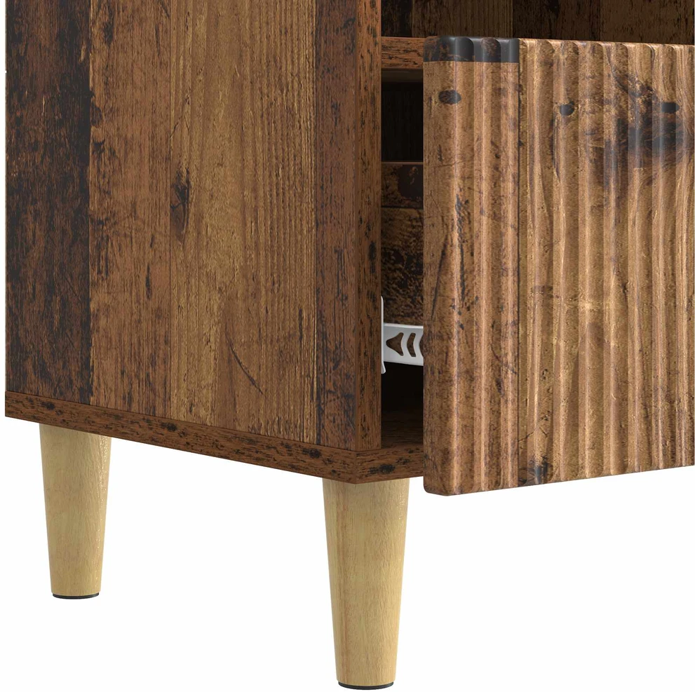 TV staliukas Televizoriaus spintelė 102 x 34,5 x 50 cm Sendintos medienos