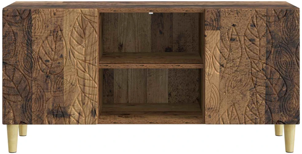 TV staliukas Televizoriaus spintelė 102 x 34,5 x 50 cm Sendintos medienos