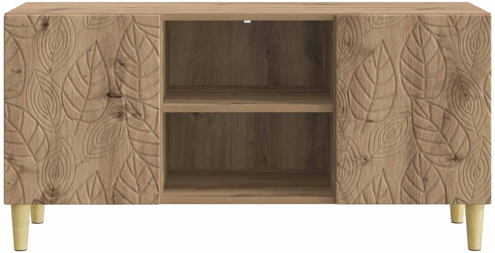 TV staliukas Televizoriaus spintelė 102 x 34,5 x 50 cm Artisano ąžuolo