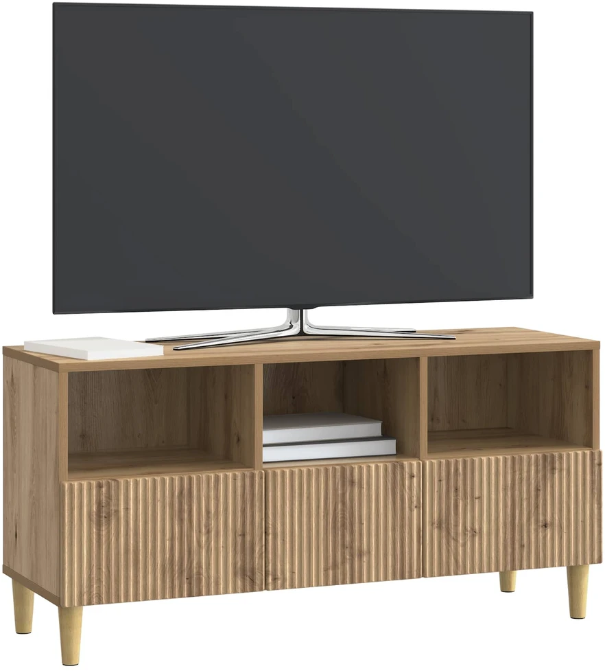 TV staliukas Televizoriaus spintelė 102 x 34,5 x 50 cm Artisano ąžuolo