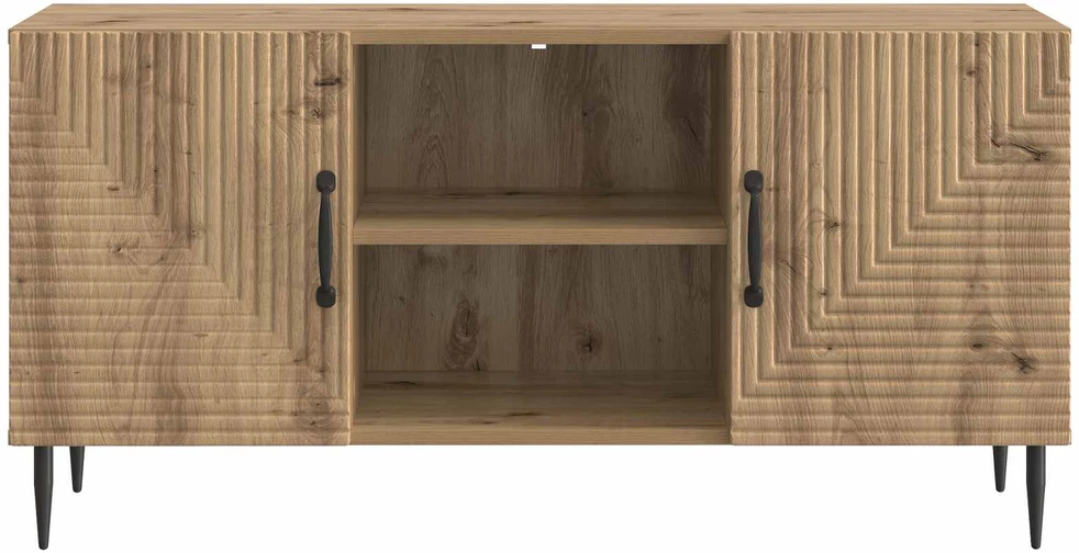 TV staliukas Televizoriaus spintelė 102 x 34,5 x 50 cm Artisano ąžuolo
