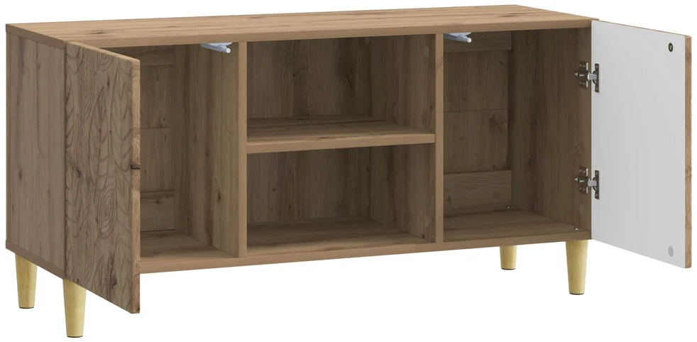 TV staliukas Televizoriaus spintelė 102 x 34,5 x 50 cm Artisano ąžuolo