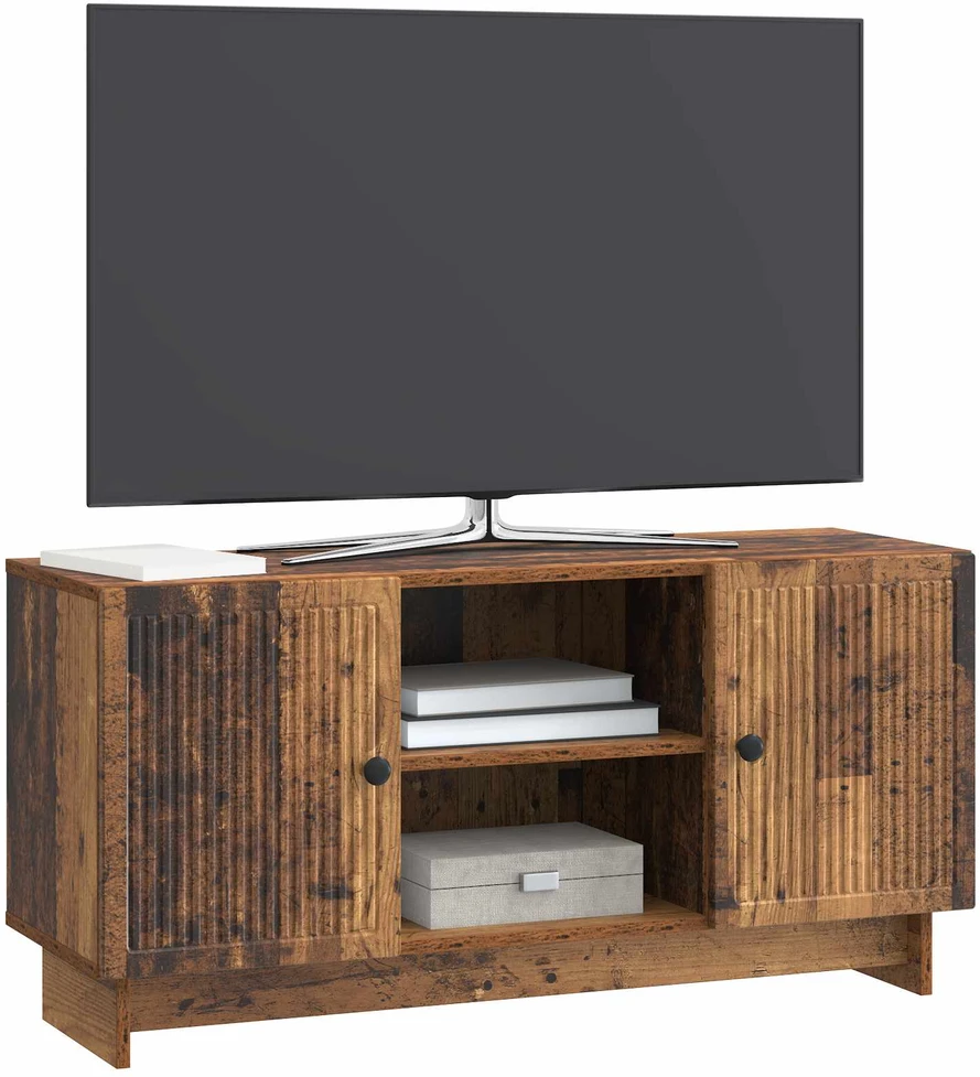 TV staliukas Televizoriaus spintelė 102 x 34,5 x 50 cm Sendintos medienos