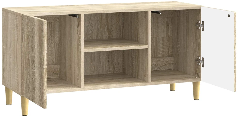 TV staliukas Televizoriaus spintelė 102 x 34,5 x 50 cm Sonoma ąžuolas