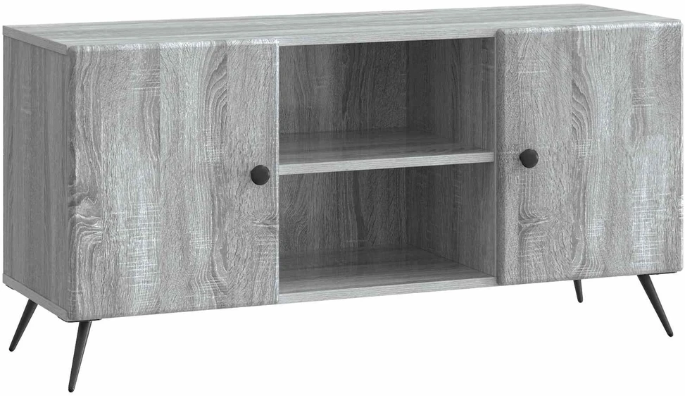 TV staliukas Televizoriaus spintelė 102 x 34,5 x 50 cm Pilka sonoma ąžuolo