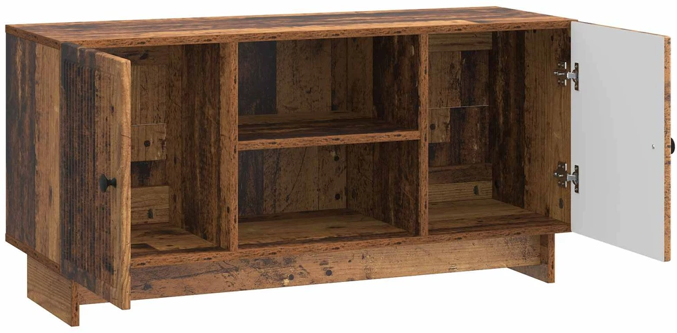 TV staliukas Televizoriaus spintelė 102 x 34,5 x 50 cm Sendintos medienos