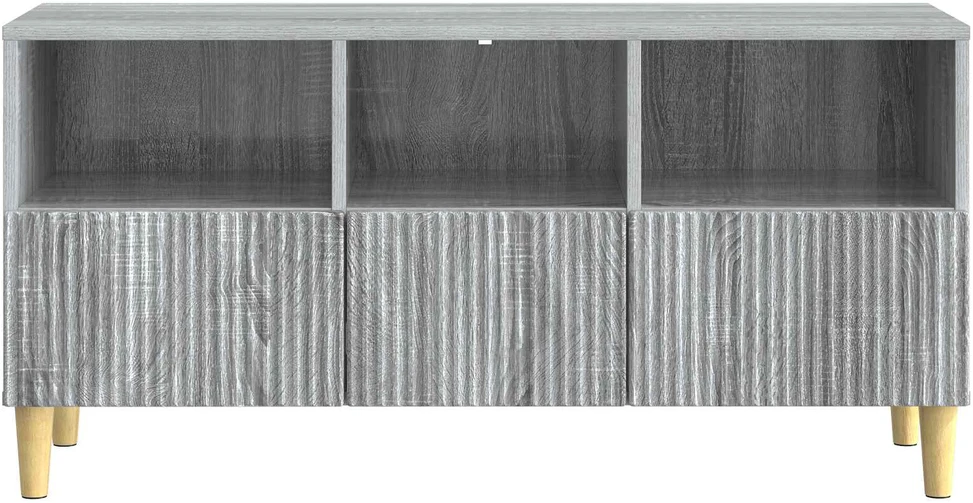 TV staliukas Televizoriaus spintelė 102 x 34,5 x 50 cm Pilka sonoma ąžuolo