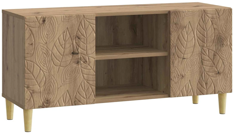 TV staliukas Televizoriaus spintelė 102 x 34,5 x 50 cm Artisano ąžuolo