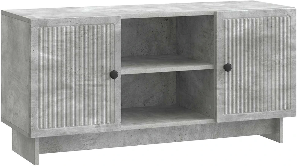 TV staliukas Televizoriaus spintelė 102 x 34,5 x 50 cm Betono pilka
