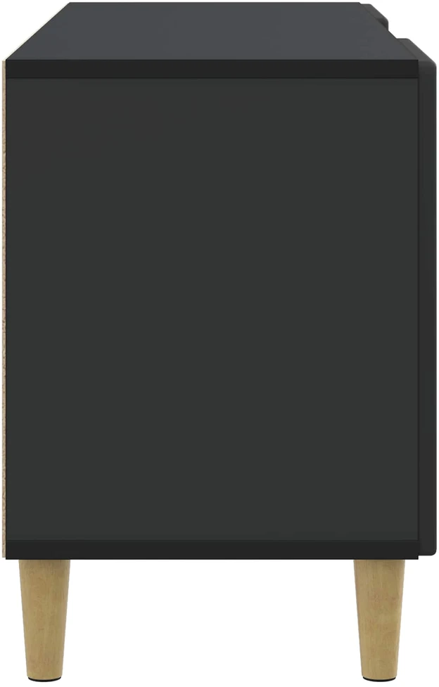 TV staliukas Televizoriaus spintelė 102 x 34,5 x 50 cm Juoda