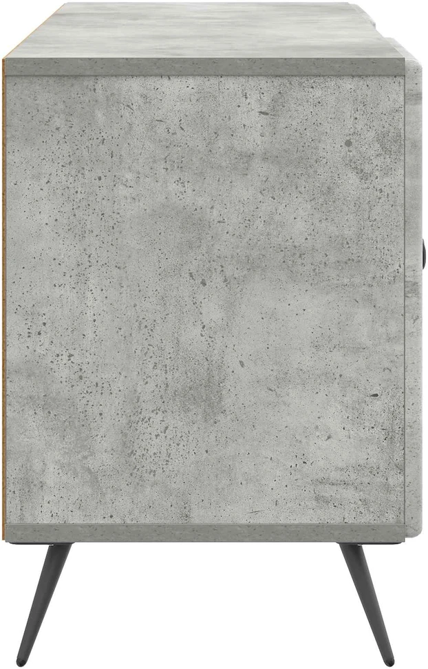 TV staliukas Televizoriaus spintelė 102 x 34,5 x 50 cm Betono pilka