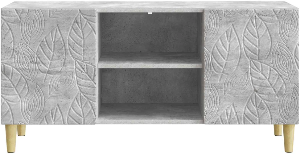 TV staliukas Televizoriaus spintelė 102 x 34,5 x 50 cm Betono pilka