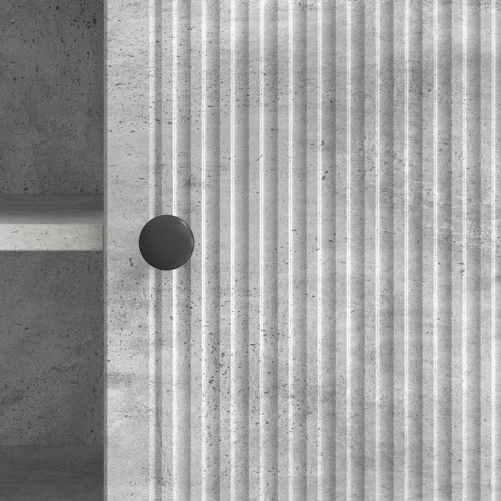 TV staliukas Televizoriaus spintelė 102 x 34,5 x 50 cm Betono pilka