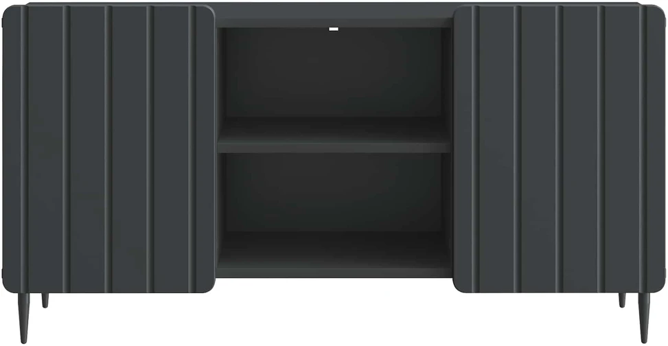 TV staliukas Televizoriaus spintelė 102 x 34,5 x 52 cm Juoda