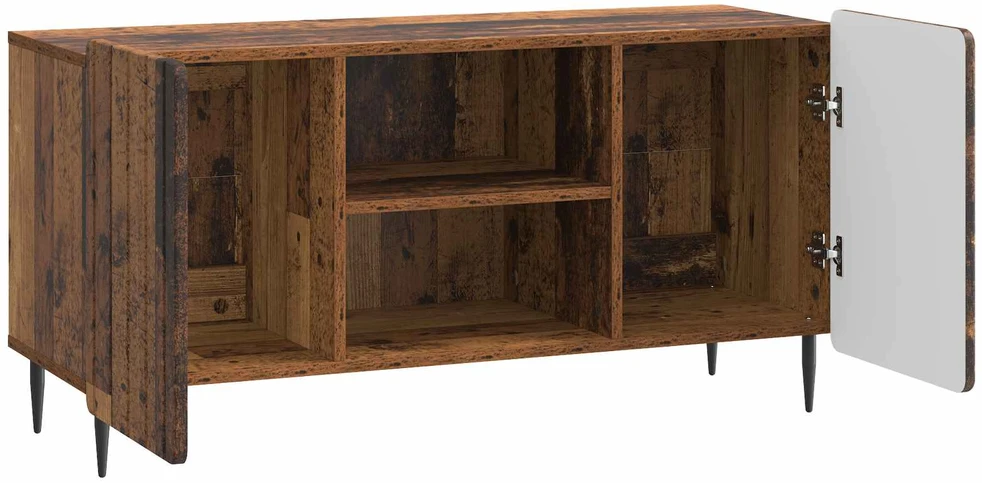 TV staliukas Televizoriaus spintelė 102 x 34,5 x 52 cm Sendintos medienos