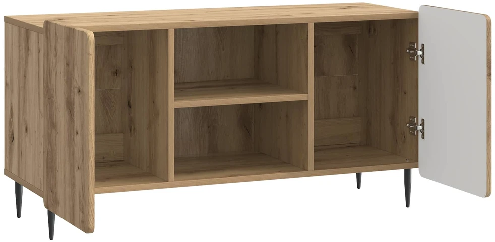 TV staliukas Televizoriaus spintelė 102 x 34,5 x 52 cm Artisano ąžuolo