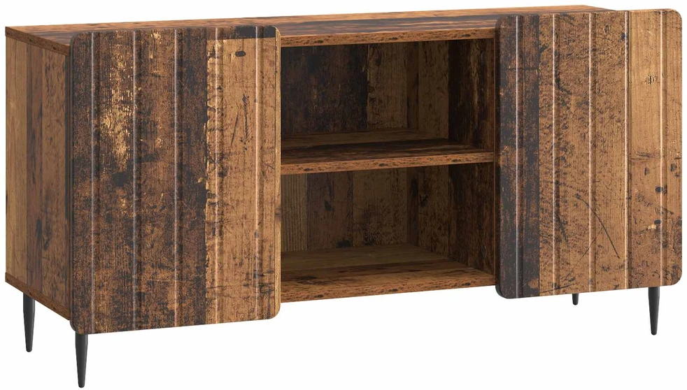 TV staliukas Televizoriaus spintelė 102 x 34,5 x 52 cm Sendintos medienos