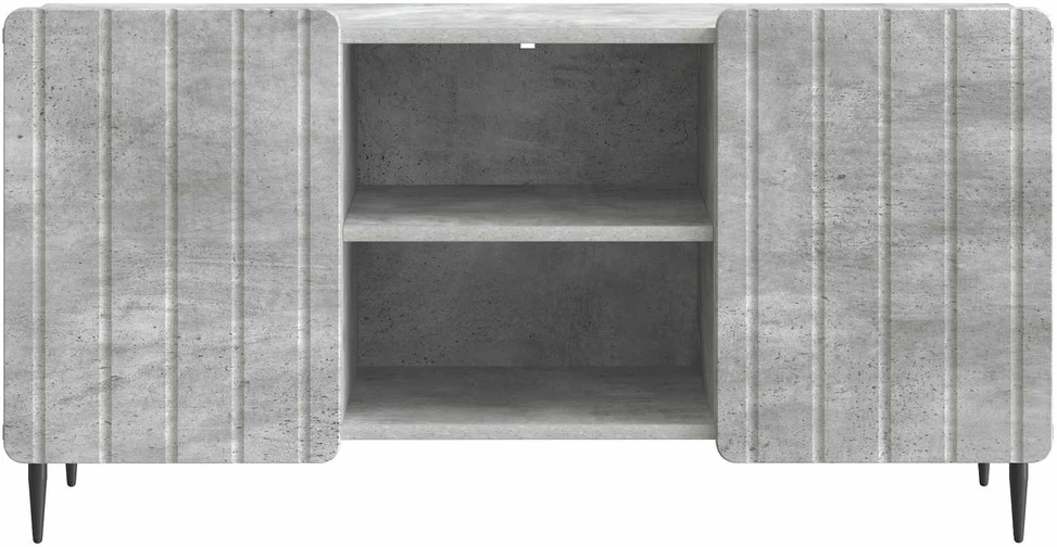 TV staliukas Televizoriaus spintelė 102 x 34,5 x 52 cm Betono pilka