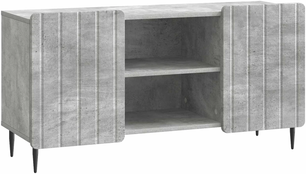 TV staliukas Televizoriaus spintelė 102 x 34,5 x 52 cm Betono pilka