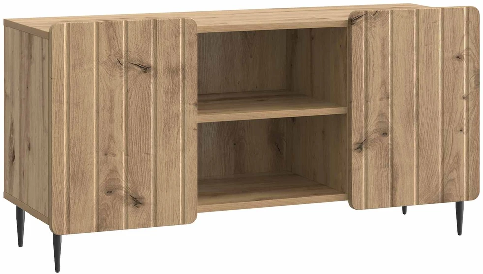 TV staliukas Televizoriaus spintelė 102 x 34,5 x 52 cm Artisano ąžuolo