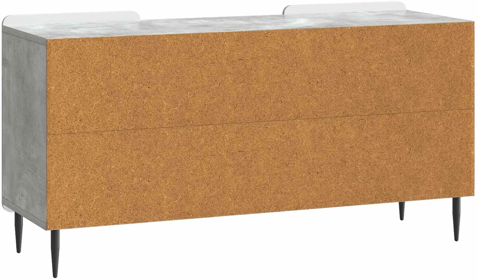 TV staliukas Televizoriaus spintelė 102 x 34,5 x 52 cm Betono pilka