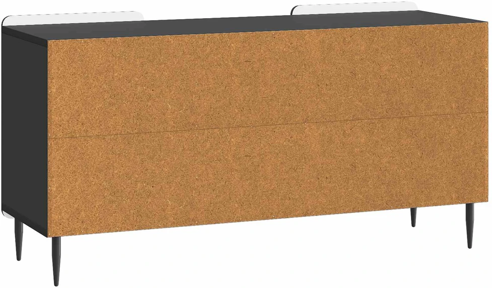 TV staliukas Televizoriaus spintelė 102 x 34,5 x 52 cm Juoda