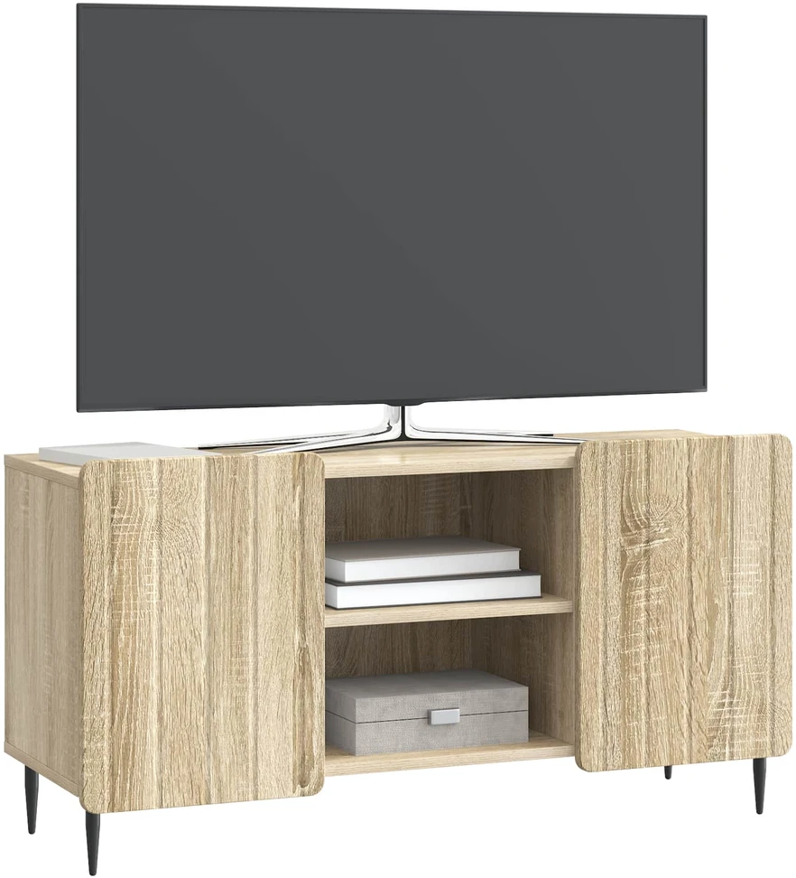 TV staliukas Televizoriaus spintelė 102 x 34,5 x 52 cm Sonoma ąžuolas