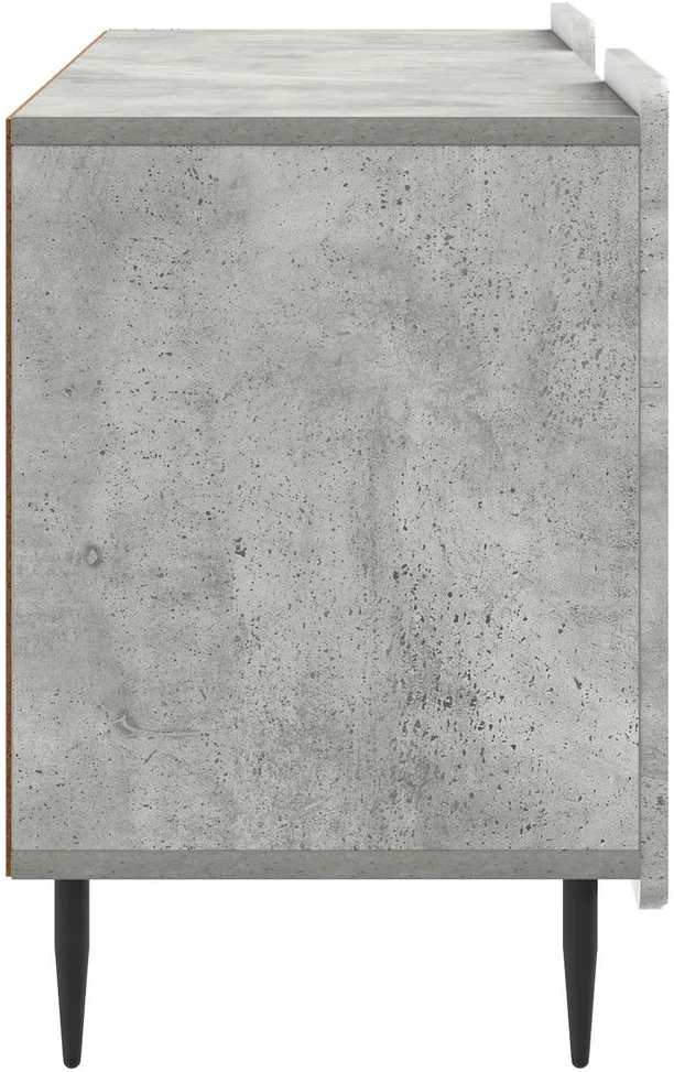 TV staliukas Televizoriaus spintelė 102 x 34,5 x 52 cm Betono pilka