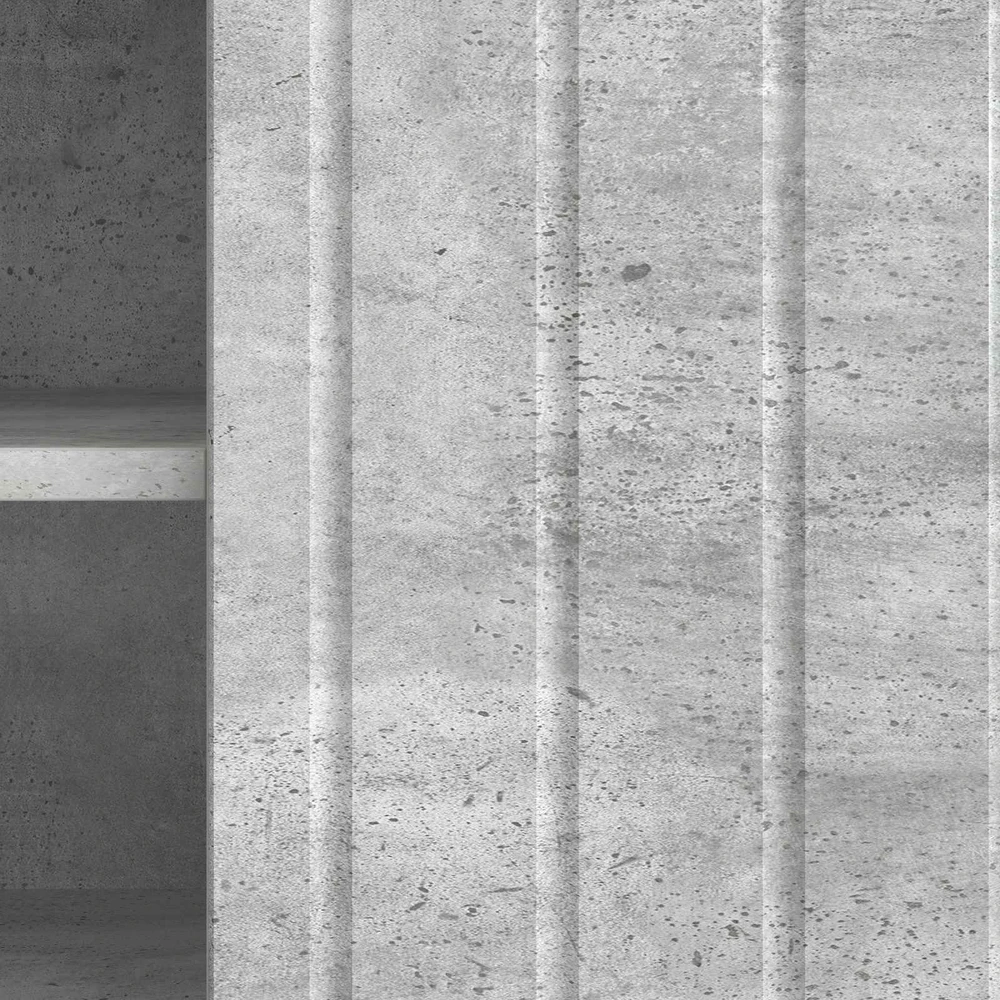 TV staliukas Televizoriaus spintelė 102 x 34,5 x 52 cm Betono pilka
