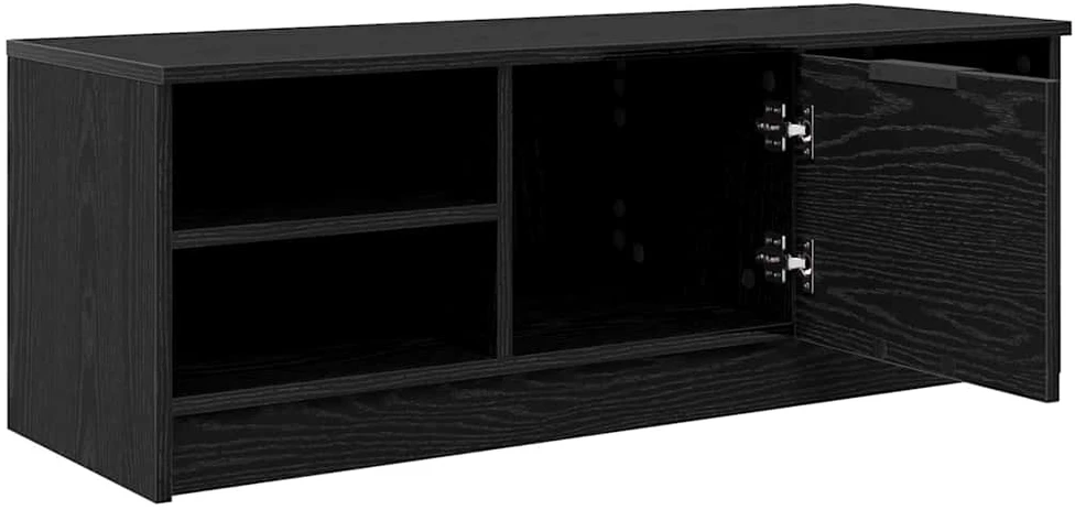 TV staliukas Televizoriaus spintelė 102 x 35 x 36,5 cm Juodas ąžuolas