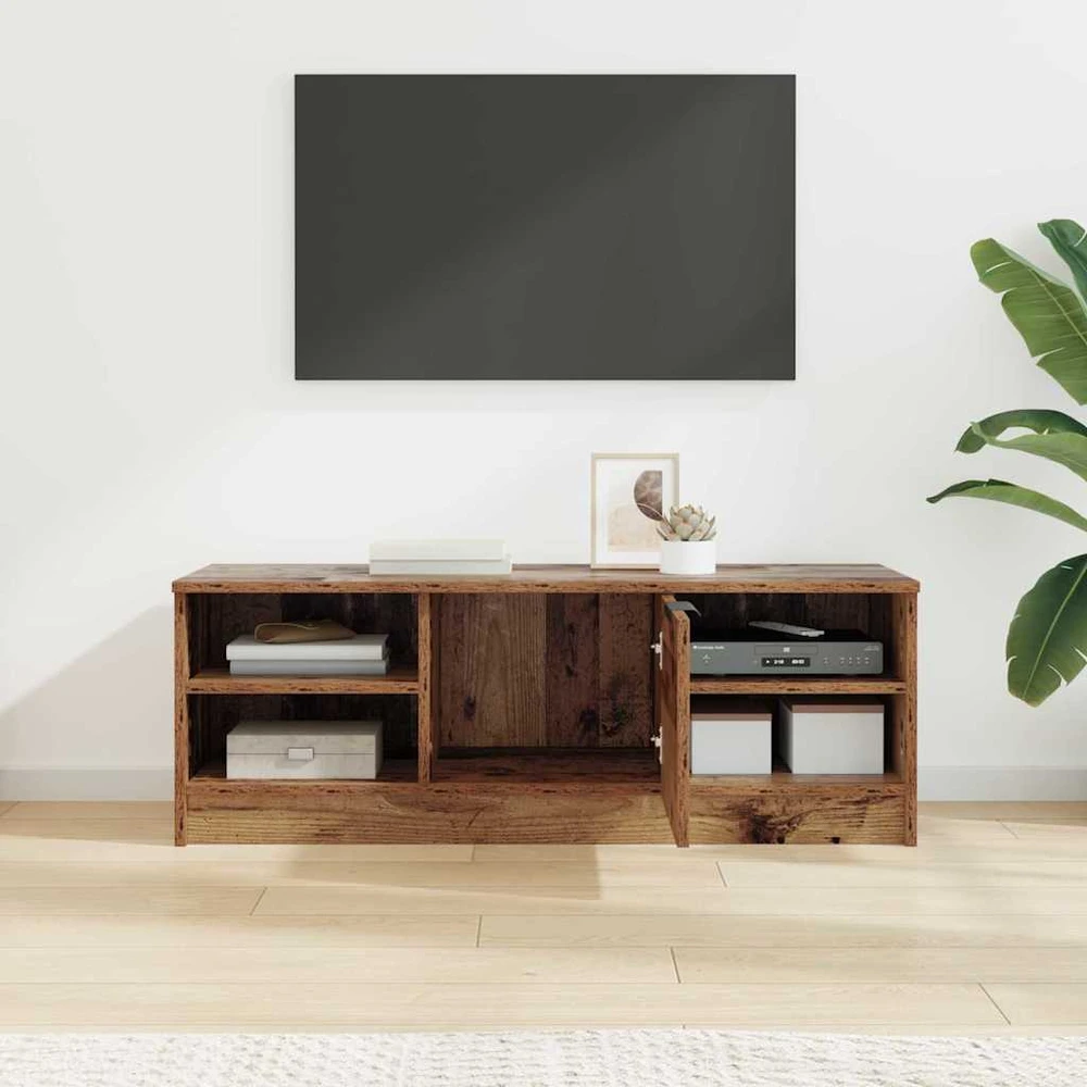 TV staliukas Televizoriaus spintelė 102 x 35 x 36,5 cm Senovinis medis