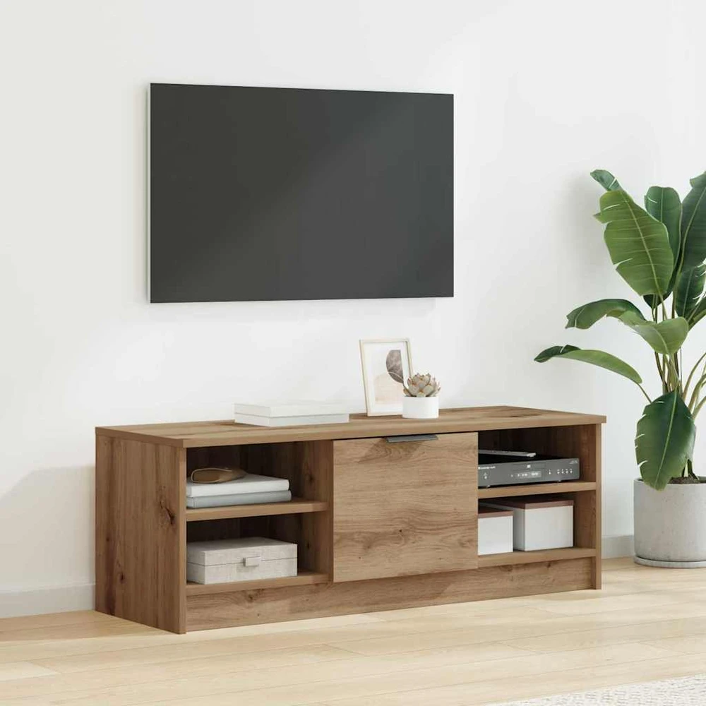 TV staliukas Televizoriaus spintelė 102 x 35 x 36,5 cm Amatininkų ąžuolas