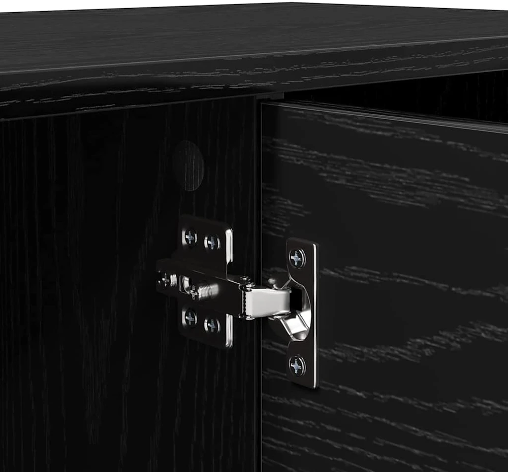 TV staliukas Televizoriaus spintelė 102 x 35 x 36,5 cm Juodas ąžuolas