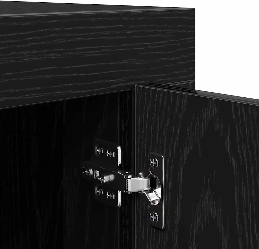 TV staliukas Televizoriaus spintelė 102 x 35 x 45 cm Juodas ąžuolas