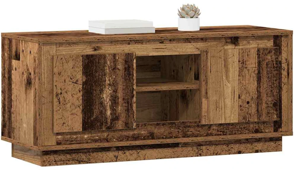 TV staliukas Televizoriaus spintelė 102 x 35 x 45 cm Senovinis medis