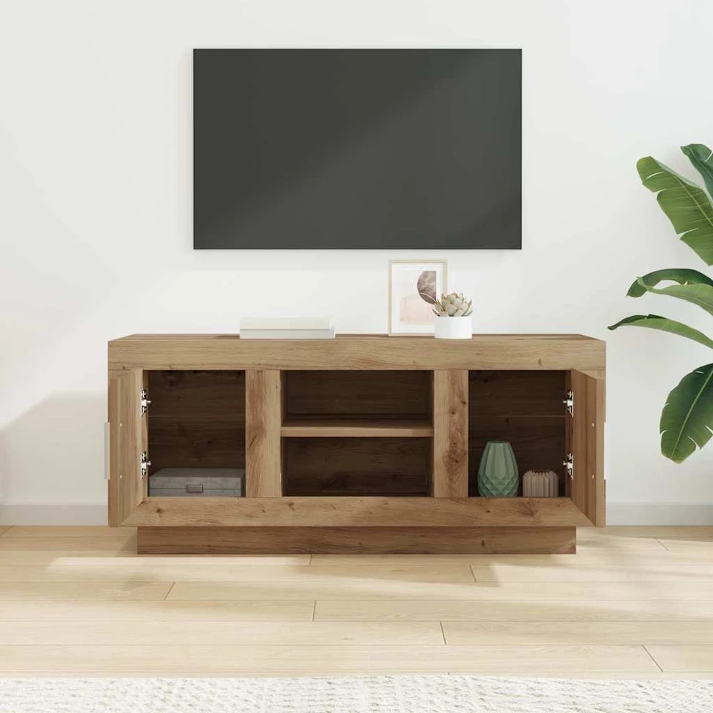 TV staliukas Televizoriaus spintelė Amatininkų ąžuolas 102 x 35 x 45 cm