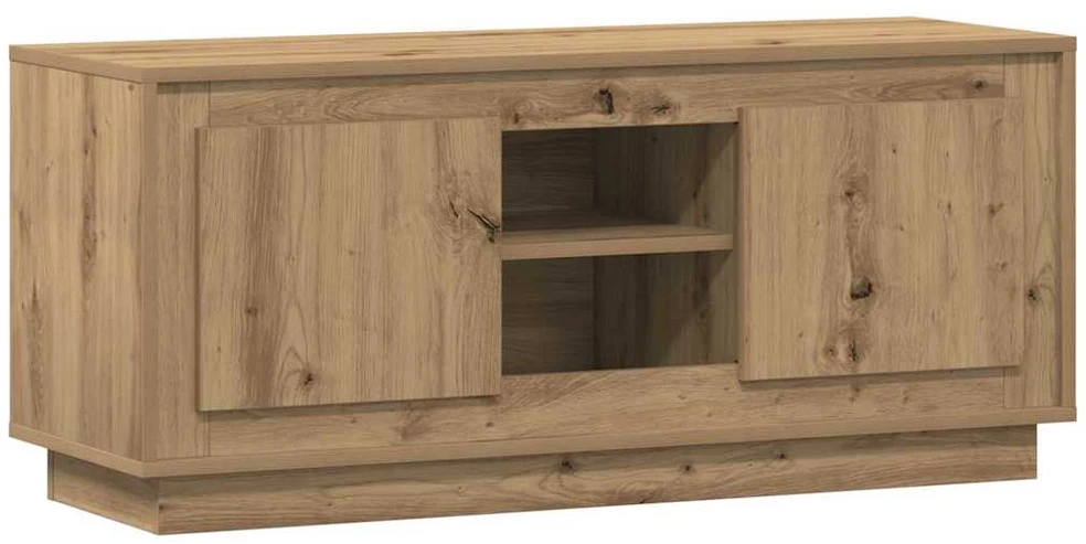 TV staliukas Televizoriaus spintelė 102 x 35 x 45 cm Amatininkų ąžuolas