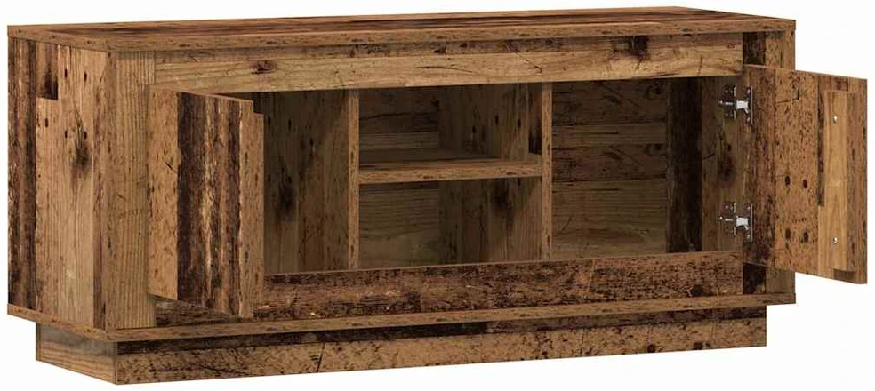 TV staliukas Televizoriaus spintelė 102 x 35 x 45 cm Senovinis medis