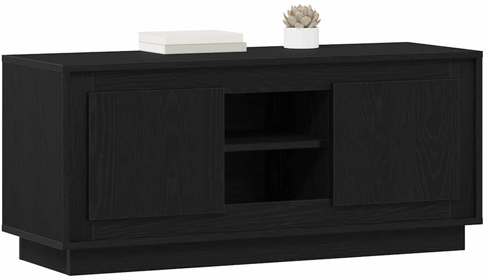 TV staliukas Televizoriaus spintelė 102 x 35 x 45 cm Juodas ąžuolas