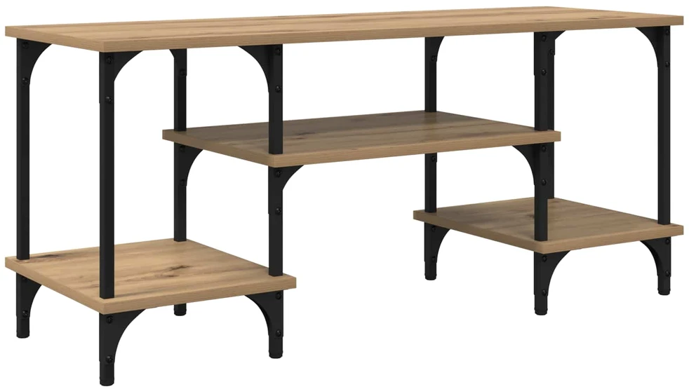 TV staliukas Televizoriaus spintelė 102 x 35 x 45,5 cm Amatininkų ąžuolas