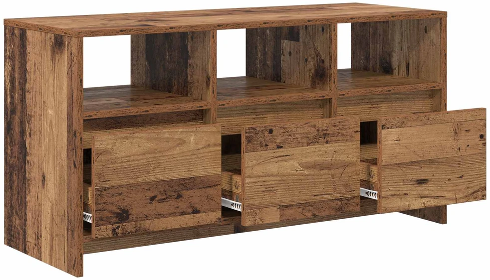 TV staliukas Televizoriaus spintelė 102 x 37,5 x 52,5 cm Sendintos medienos