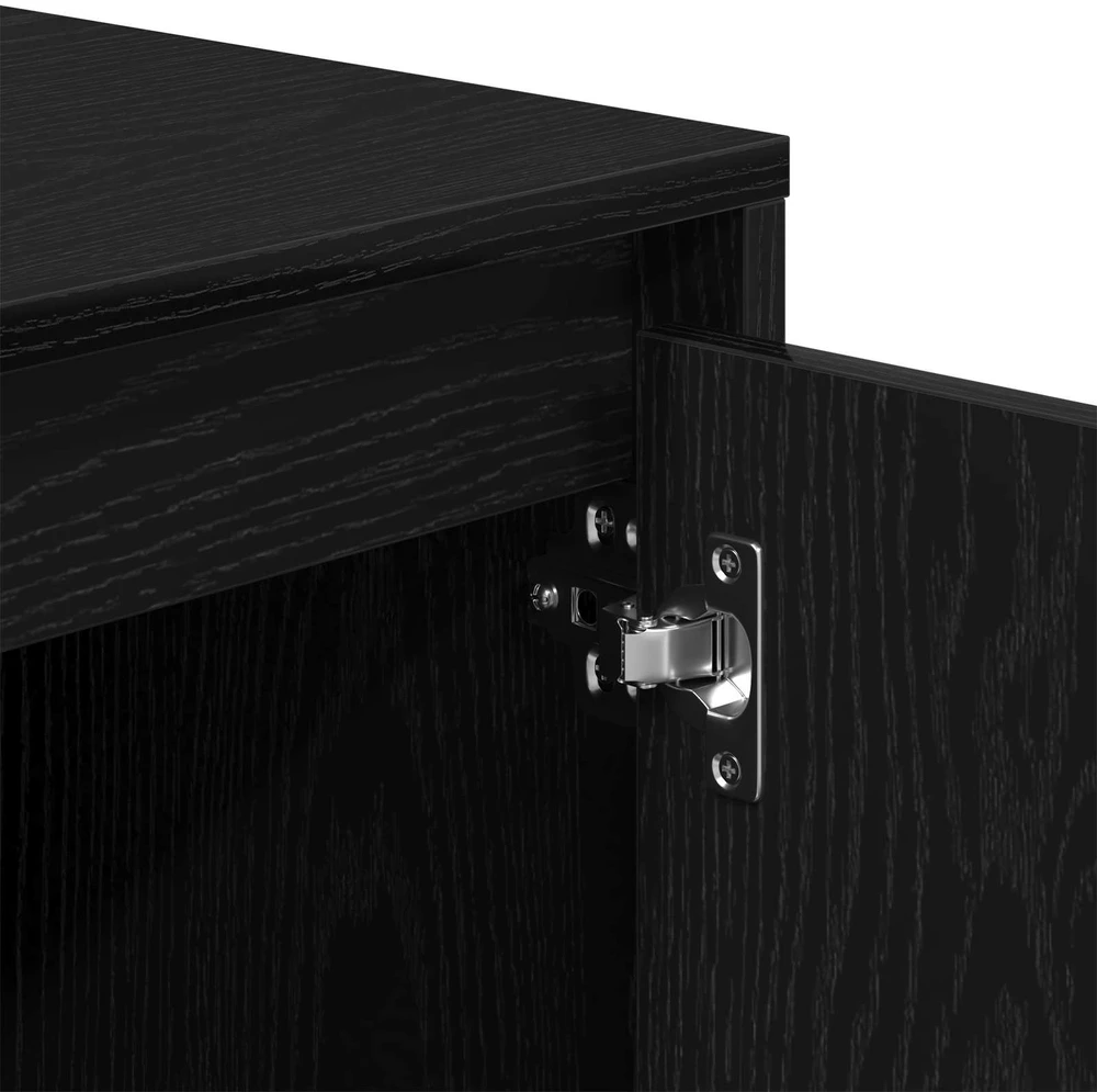 TV staliukas Televizoriaus spintelė 102 x 37,5 x 52,5 cm Juodas ąžuolas