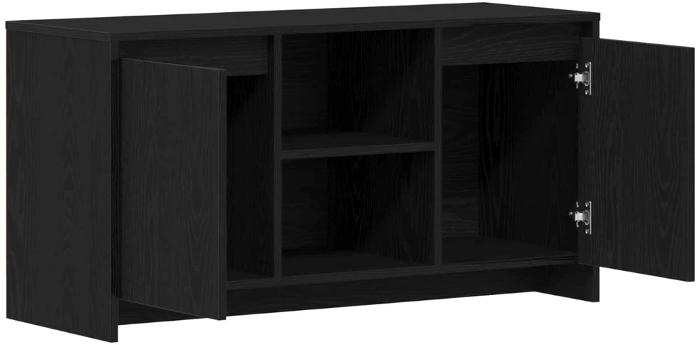 TV staliukas Televizoriaus spintelė 102 x 37,5 x 52,5 cm Juodas ąžuolas