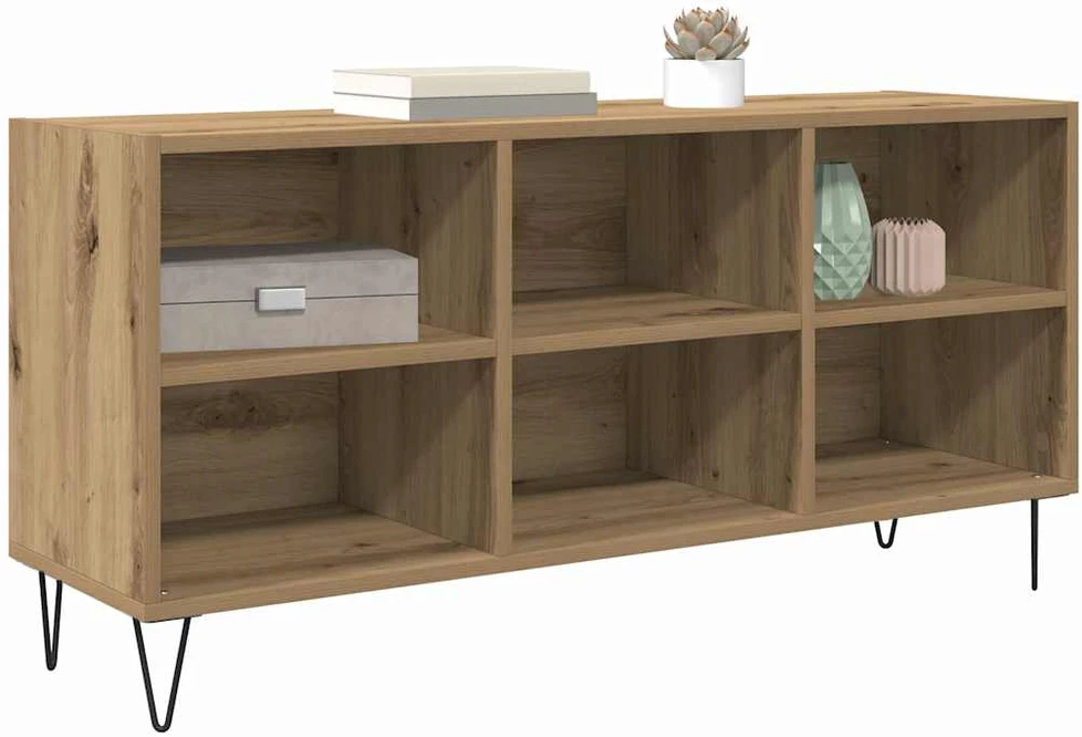 TV staliukas Televizoriaus spintelė 103,5 x 30 x 50 cm Amatininkų ąžuolas