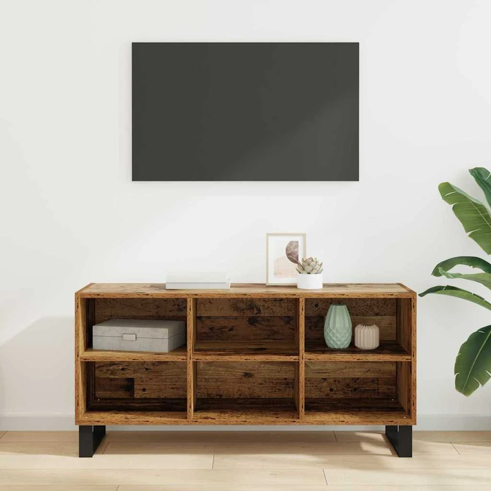 TV staliukas Televizoriaus spintelė 103,5 x 30 x 50 cm Senovinis medis