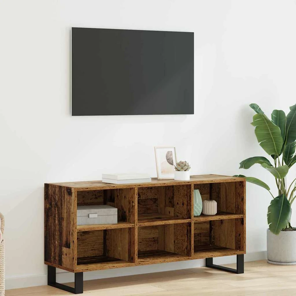 TV staliukas Televizoriaus spintelė 103,5 x 30 x 50 cm Senovinis medis
