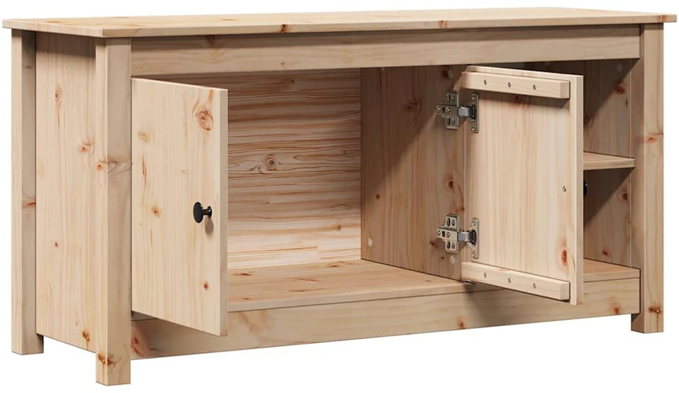 TV staliukas Televizoriaus spintelė, 103x36,5x52cm, pušies medienos masyvas