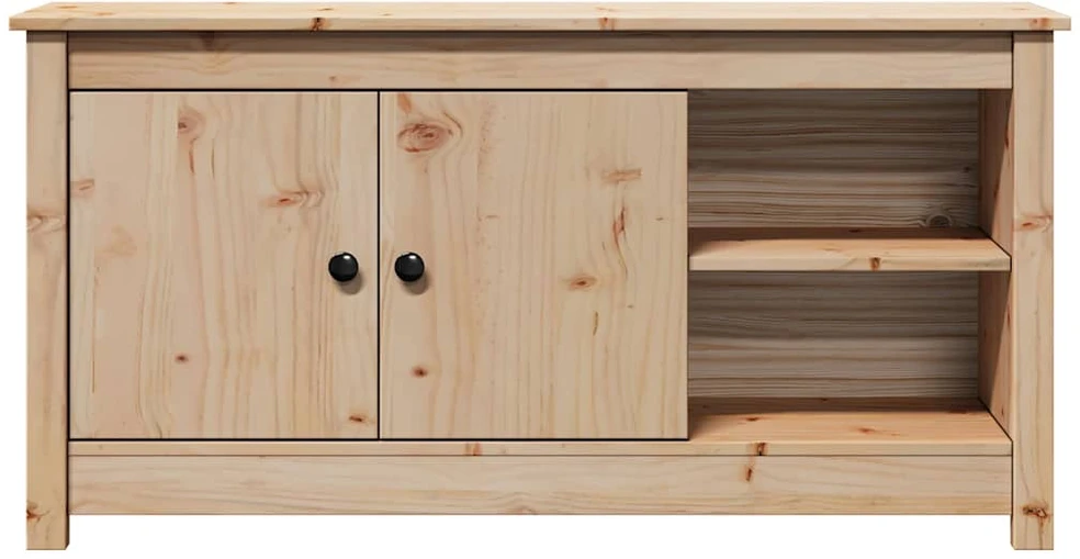 TV staliukas Televizoriaus spintelė, 103x36,5x52cm, pušies medienos masyvas