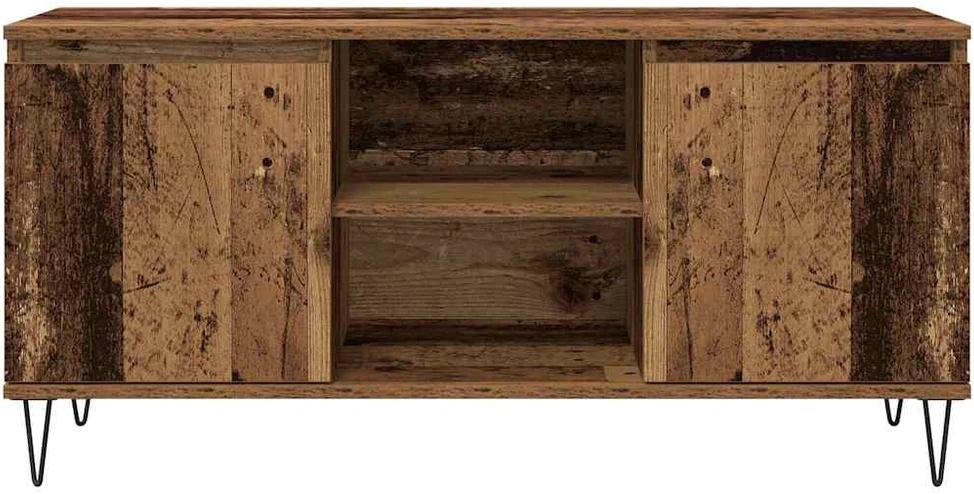 TV staliukas Televizoriaus spintelė 104 x 35 x 50 cm Senovinis medis
