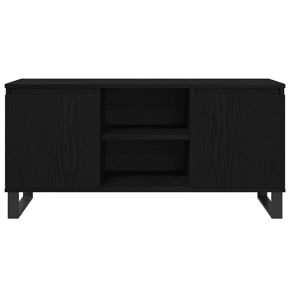 TV staliukas Televizoriaus spintelė 104 x 35 x 50 cm Juodas ąžuolas